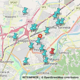 Mappa Vai Nervi, 10036 Settimo Torinese TO, Italia (2.09625)