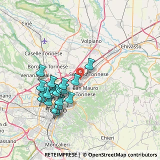 Mappa Vai Nervi, 10036 Settimo Torinese TO, Italia (7.5625)
