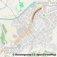 Kaart Gassino Torinese