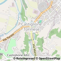 Mapa Castiglione Torinese