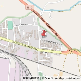 Mappa Via Giuseppe Garibaldi, 9, 26034 Piadena, Cremona (Lombardia)