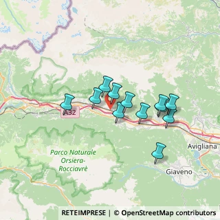 Mappa Località Baracone, 10050 San Didero TO, Italia (5.64167)