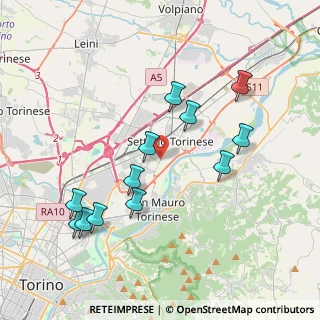 Mappa Via San Mauro, 10036 Settimo Torinese TO, Italia (4)