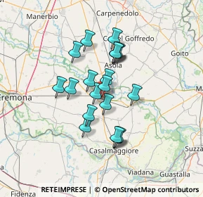 Mappa Via Altobello Ferrara, 26034 Piadena CR, Italia (10.4685)