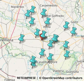 Mappa Via Altobello Ferrara, 26034 Piadena CR, Italia (14.164)