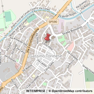 Mappa Corso Italia, 49, 10090 Gassino Torinese, Torino (Piemonte)