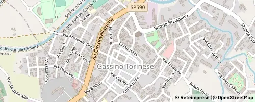 Mappa Gassino Torinese