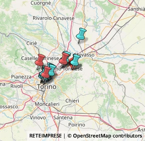 Mappa Via San Pietro, 10090 Gassino Torinese TO, Italia (10.296)