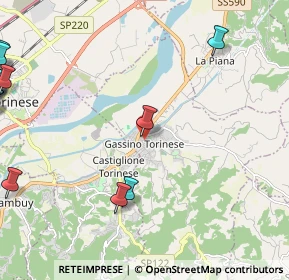 Mappa Via San Pietro, 10090 Gassino Torinese TO, Italia (3.624)