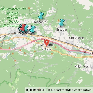Mappa Piazza Cinque Martiri, 10050 San Giorio di Susa TO, Italia (2.5245)