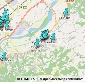 Mappa Via Circonvallazione, 10090 Gassino Torinese TO, Italia (2.521)