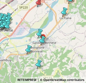 Mappa Via Circonvallazione, 10090 Gassino Torinese TO, Italia (3.34)