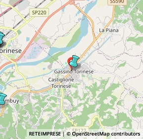 Mappa Via Circonvallazione, 10090 Gassino Torinese TO, Italia (4.34889)