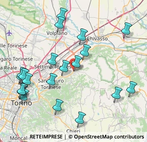 Mappa Via Circonvallazione, 10090 Gassino Torinese TO, Italia (9.336)