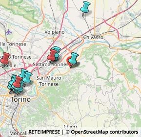 Mappa Via Circonvallazione, 10090 Gassino Torinese TO, Italia (10.17)