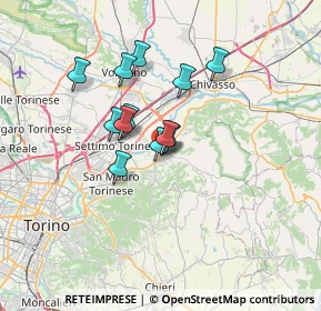 Mappa Via Circonvallazione, 10090 Gassino Torinese TO, Italia (5.05417)