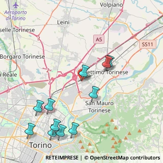 Mappa Via Torino Settimo Torinese, 10036 Torino TO, Italia (4.90364)