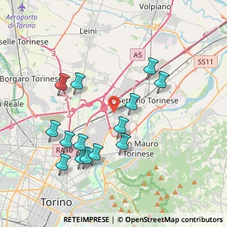 Mappa Via Torino Settimo Torinese, 10036 Torino TO, Italia (4.01571)