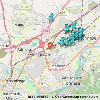 Mappa Via Torino Settimo Torinese, 10036 Torino TO, Italia (2.0555)