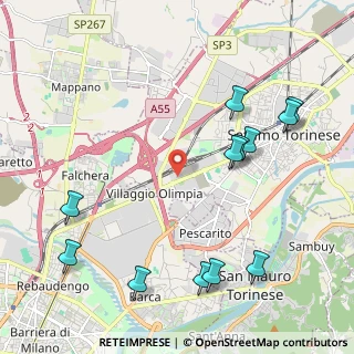 Mappa Via Torino Settimo Torinese, 10036 Torino TO, Italia (2.56583)
