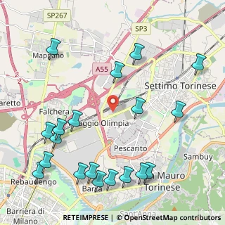 Mappa Via Torino Settimo Torinese, 10036 Torino TO, Italia (2.70737)