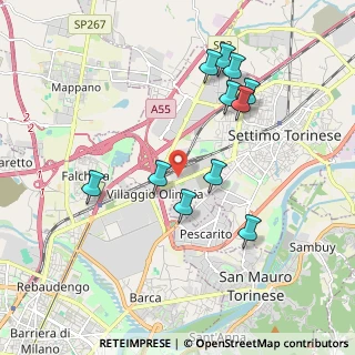 Mappa Via Torino Settimo Torinese, 10036 Torino TO, Italia (1.90455)