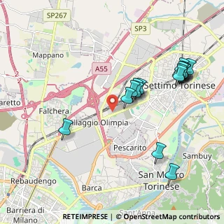 Mappa Via Torino Settimo Torinese, 10036 Torino TO, Italia (2.17438)