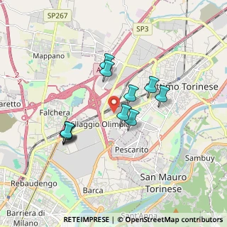 Mappa Via Torino Settimo Torinese, 10036 Settimo Torinese TO, Italia (1.53636)