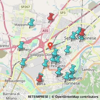 Mappa Via Torino Settimo Torinese, 10036 Torino TO, Italia (2.358)