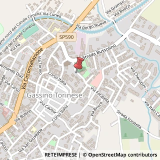 Mappa Via Don Camillo Ferrero, 2, 10090 Gassino Torinese, Torino (Piemonte)