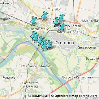 Mappa Via Carlo Bugada, 26100 Cremona CR, Italia (1.60231)
