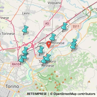Mappa Parco Alcide De Gasperi, 10036 Settimo Torinese TO, Italia (3.81455)