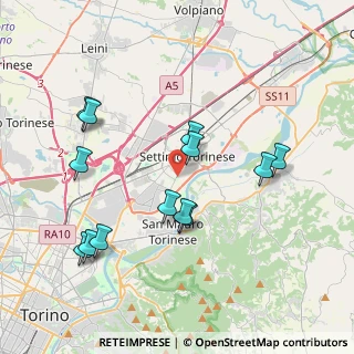 Mappa Parco Alcide De Gasperi, 10036 Settimo Torinese TO, Italia (4.00615)