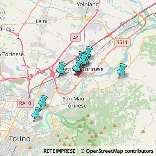 Mappa Parco Alcide De Gasperi, 10036 Settimo Torinese TO, Italia (2.42091)
