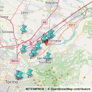 Mappa Parco Alcide De Gasperi, 10036 Settimo Torinese TO, Italia (4.13214)