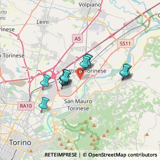 Mappa Parco Alcide De Gasperi, 10036 Settimo Torinese TO, Italia (2.85077)