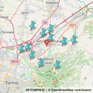 Mappa Parco Alcide De Gasperi, 10036 Settimo Torinese TO, Italia (3.51273)