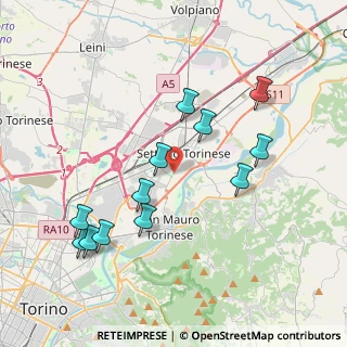 Mappa Parco Alcide De Gasperi, 10036 Settimo Torinese TO, Italia (4.01)
