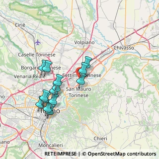 Mappa Parco Alcide De Gasperi, 10036 Settimo Torinese TO, Italia (7.28071)