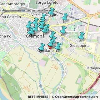 Mappa Via dei Pioppi, 26100 Cremona CR, Italia (0.8635)