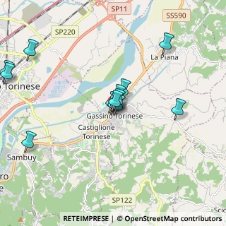 Mappa Via Francesco Poggio, 10090 Gassino Torinese TO, Italia (1.74846)