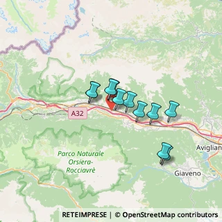 Mappa Via Lago, 10050 Bruzolo TO, Italia (5.12)