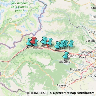 Mappa Via Lago, 10050 Bruzolo TO, Italia (9.917)