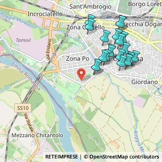Mappa Via Vittori, 26100 Cremona CR, Italia (1.1095)