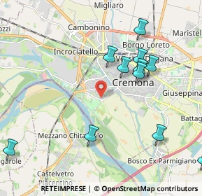 Mappa Via Vittori, 26100 Cremona CR, Italia (2.31636)