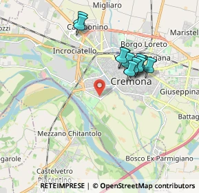 Mappa Via Vittori, 26100 Cremona CR, Italia (1.67545)