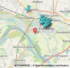 Mappa Via Vittori, 26100 Cremona CR, Italia (1.45176)