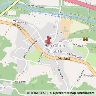 Mappa Via c. carli 96, 10050 San Giorio di Susa, Torino (Piemonte)