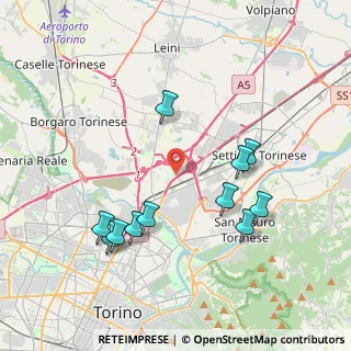 Mappa Autostrada Torino-milano, 10036 Settimo Torinese TO, Italia (4.01273)
