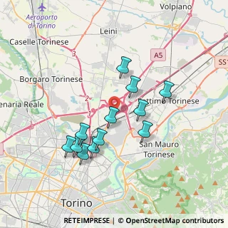 Mappa Autostrada Torino-milano, 10036 Settimo Torinese TO, Italia (3.25417)